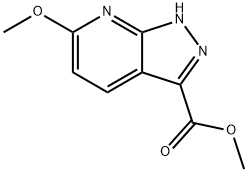 methyl 6-methoxy-1H-pyrazolo[3,4-b]pyridine-3-carboxylate Structure