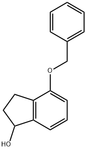 1H-Inden-1-ol, 2,3-dihydro-4-(phenylmethoxy)- 구조식 이미지