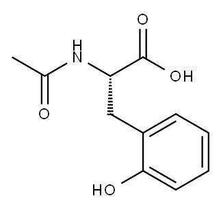 N-Ac-DL-2-hydroxy-Phenylalanine 구조식 이미지