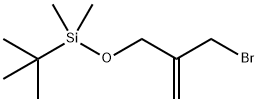 Silane, [[2-(bromomethyl)-2-propen-1-yl]oxy](1,1-dimethylethyl)dimethyl- Structure