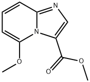 Imidazo[1,2-a]pyridine-3-carboxylic acid, 5-methoxy-, methyl ester Structure