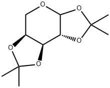 L-Arabinopyranose, 1,2:3,4-bis-O-(1-methylethylidene)- Structure