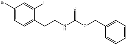 Benzyl 4-bromo-2-fluorophenethylcarbamate Structure