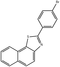 Naphtho[2,1-d]thiazole, 2-(4-bromophenyl)- Structure