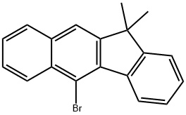 11H-Benzo[b]fluorene, 5-bromo-11,11-dimethyl- Structure