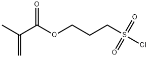 2-Propenoic acid, 2-methyl-, 3-(chlorosulfonyl)propyl ester Structure