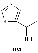 1-(1,3-thiazol-5-yl)ethan-1-amine hydrochloride 구조식 이미지