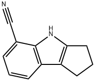 1H,2H,3H,4H-cyclopenta[b]indole-5-carbonitrile Structure