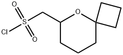 {5-oxaspiro[3.5]nonan-6-yl}methanesulfonyl chloride Structure