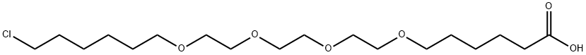 Cl-C6-PEG4-C3-COOH Structure