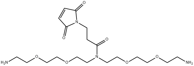 N-Mal-N-bis(PEG2-amine) TFA salt 구조식 이미지
