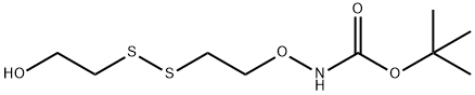 Boc-aminooxy-ethyl-SS-propanol Structure