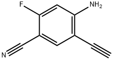 4-Amino-5-ethynyl-2-fluorobenzonitrile Structure