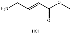 2-Butenoic acid, 4-amino-, methyl ester, hydrochloride (1:1), (2E)- 구조식 이미지