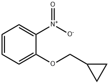 Benzene, 1-(cyclopropylmethoxy)-2-nitro- Structure