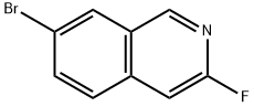 7-Bromo-3-fluoro-isoquinoline Structure