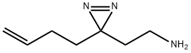 2-(3-(but-3-en-1-yl)-3H-Diazirin-3-yl)ethan-1-amine Structure