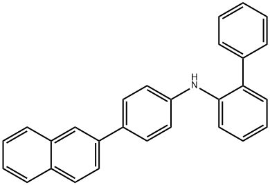 N-[4-(2-Naphthalenyl)phenyl][1,1′-biphenyl]-2-amine 구조식 이미지
