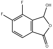 1(3H)-Isobenzofuranone, 4,5-difluoro-3-hydroxy- Structure