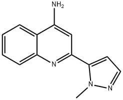 2-(1-methyl-1H-pyrazol-5-yl)quinolin-4-amine Structure