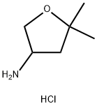 5,5-dimethyloxolan-3-amine hydrochloride Structure