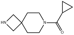 Methanone, cyclopropyl-2,7-diazaspiro[3.5]non-7-yl- Structure