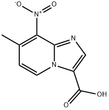 7-methyl-8-nitroimidazo[1,2-a]pyridine-3-carboxylic acid Structure