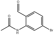 Acetamide, N-(5-bromo-2-formylphenyl)- 구조식 이미지