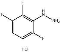 Hydrazine, (2,3,6-trifluorophenyl)-, hydrochloride (1:1) Structure