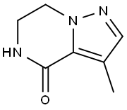 3-Methyl-6,7-dihydropyrazolo[1,5-a]pyrazin-4(5H)-one 구조식 이미지