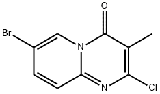 4H-Pyrido[1,2-a]pyrimidin-4-one, 7-bromo-2-chloro-3-methyl- Structure