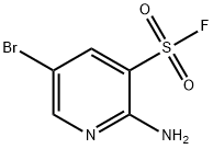 2-Amino-5-bromo-pyridine-3-sulfonyl fluoride 구조식 이미지