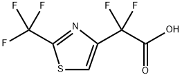 2,2-difluoro-2-[2-(trifluoromethyl)-1,3-thiazol-4-yl]a cetic acid 구조식 이미지