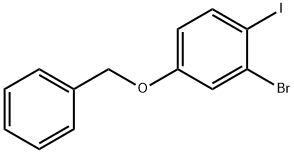 4-(benzyloxy)-2-bromo-1-iodobenzene Structure