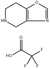 Oxazolo[4,5-c]pyridine, 4,5,6,7-tetrahydro-, 2,2,2-trifluoroacetate (1:1) Structure