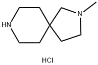 2,8-Diazaspiro[4.5]decane, 2-methyl-, hydrochloride (1:2) Structure