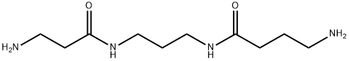 Butanamide, 4-amino-N-[3-[(3-amino-1-oxopropyl)amino]propyl]- Structure