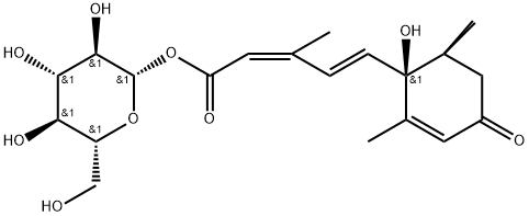 Abscisic acid β-D-glucopyranosyl ester Structure