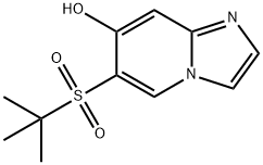 6-(Tert-butylsulfonyl)imidazo[1,2-a]pyridin-7-ol 구조식 이미지