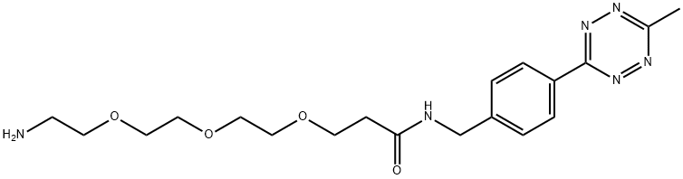 Me-Tet-PEG3-NH2 Structure