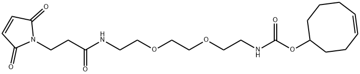 TCO4-PEG2-Maleimide Structure