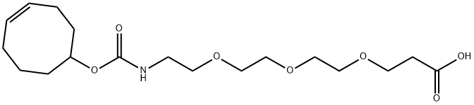 TCO-PEG3-acid 구조식 이미지