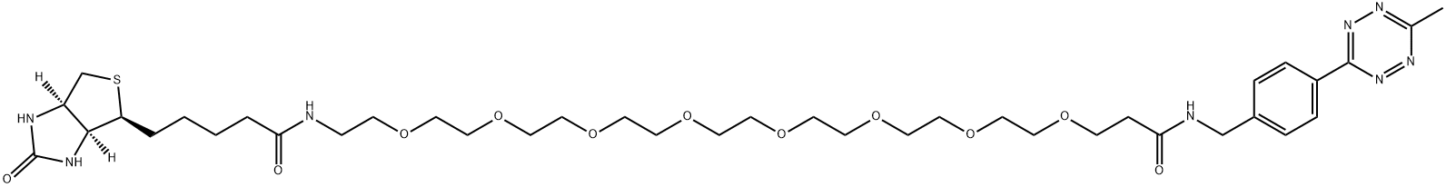 Biotin-PEG8-Me-Tet Structure