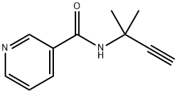 {N}-(1,1-dimethylprop-2-yn-1-yl)nicotinamide Structure