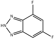 2H-Benzotriazole, 4,6-difluoro- Structure