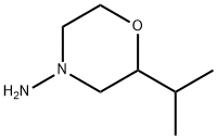 4-Morpholinamine, 2-(1-methylethyl)- 구조식 이미지