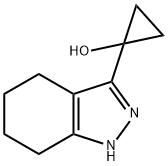 1-(4,5,6,7-Tetrahydro-1H-indazol-3-yl)cyclopropan-1-ol Structure