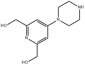 4-(1-Piperazinyl)-2,6-pyridinedimethanol 구조식 이미지