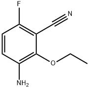 Benzonitrile, 3-amino-2-ethoxy-6-fluoro- Structure