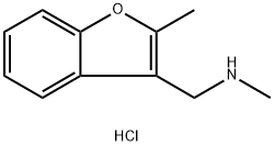 methyl[(2-methyl-1-benzofuran-3-yl)methyl]amine hydrochloride Structure